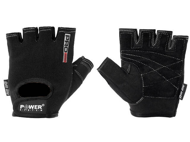 Рукавички для фітнесу Power System PS-2250 Pro Grip Black S - Фото 2