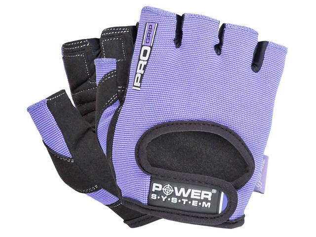 Рукавички для фітнесу Power System PS-2250 Pro Grip жіночі Purple XS - Фото 1