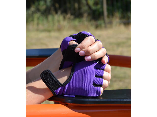 Рукавички для фітнесу Power System PS-2250 Pro Grip жіночі Purple XS - Фото 6