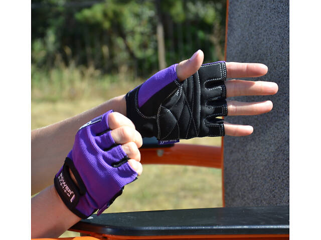 Рукавички для фітнесу Power System PS-2250 Pro Grip жіночі Purple XS - Фото 7