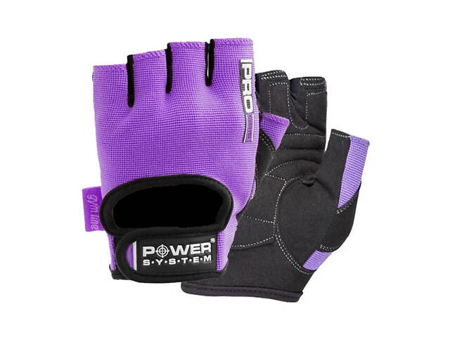 Рукавички для фітнесу Power System PS-2250 Pro Grip жіночі Purple XS - Фото 10