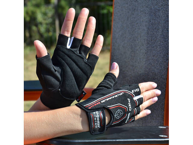 Рукавички для фітнесу Power System PS-2250E Pro Grip EVO Black XL - Фото 7