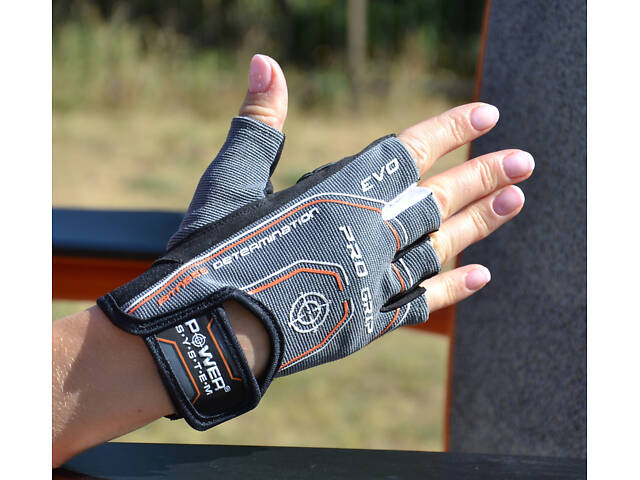 Рукавички для фітнесу Power System PS-2250E Pro Grip EVO Grey XL - Фото 5