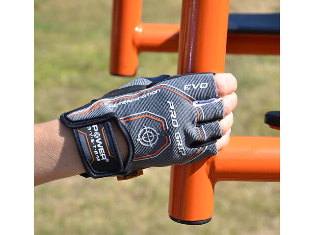 Рукавички для фітнесу Power System PS-2250E Pro Grip EVO Grey XL - Фото 8