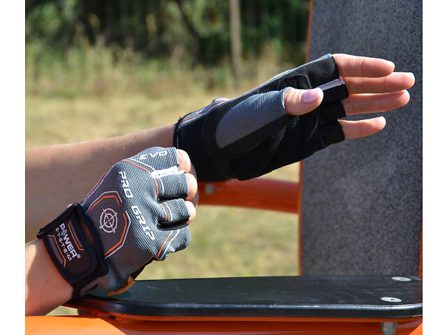 Рукавички для фітнесу Power System PS-2250E Pro Grip EVO Grey XL - Фото 10