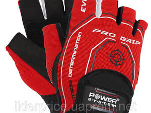 Рукавички для фітнесу Power System PS-2250E Pro Grip EVO Red S, Оригінал!