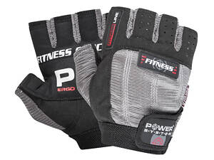 Рукавички для фітнесу Power System PS-2300 Fitness Grey/Black XL