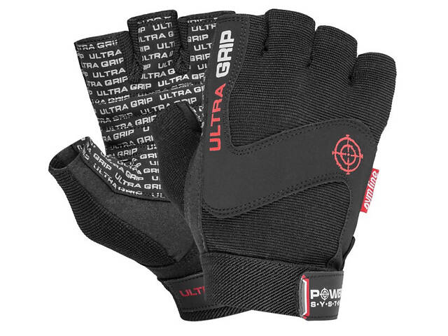 Рукавички для фітнесу Power System PS-2400 Ultra Grip Black M - Фото 1