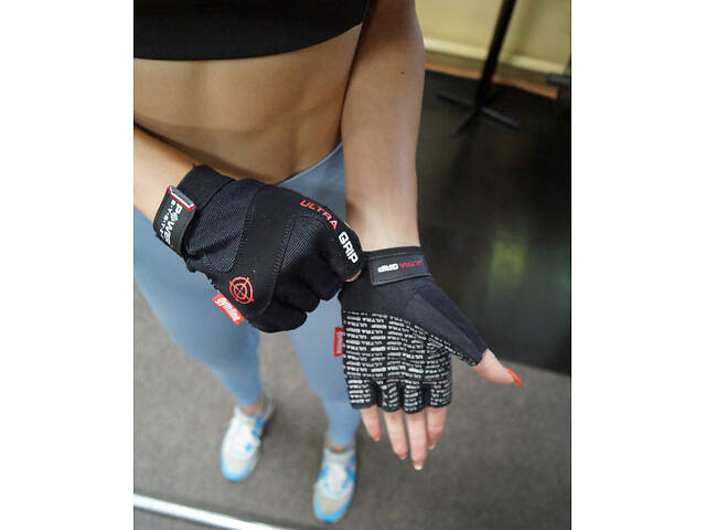 Рукавички для фітнесу Power System PS-2400 Ultra Grip Black M - Фото 8
