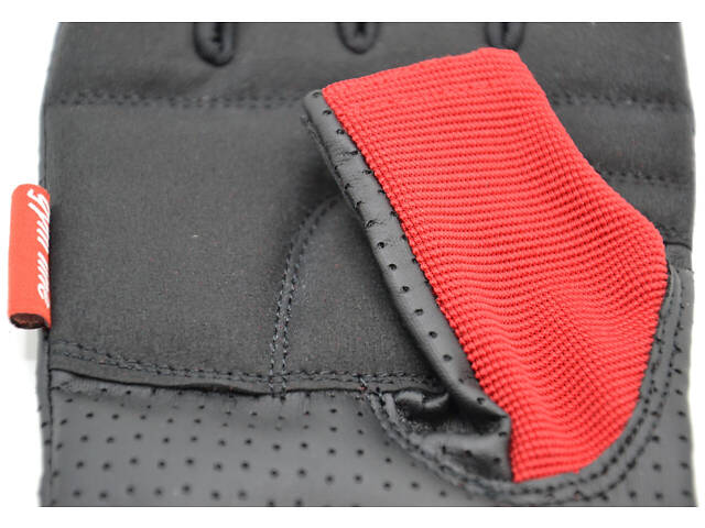 Рукавички для фітнесу Power System PS-2500 Power Plus Black/Red M - Фото 4