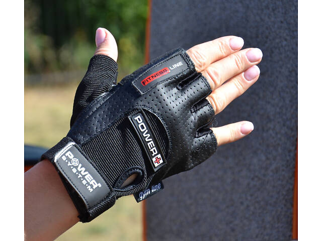 Рукавички для фітнесу Power System PS-2500 Power Plus Black L - Фото 4