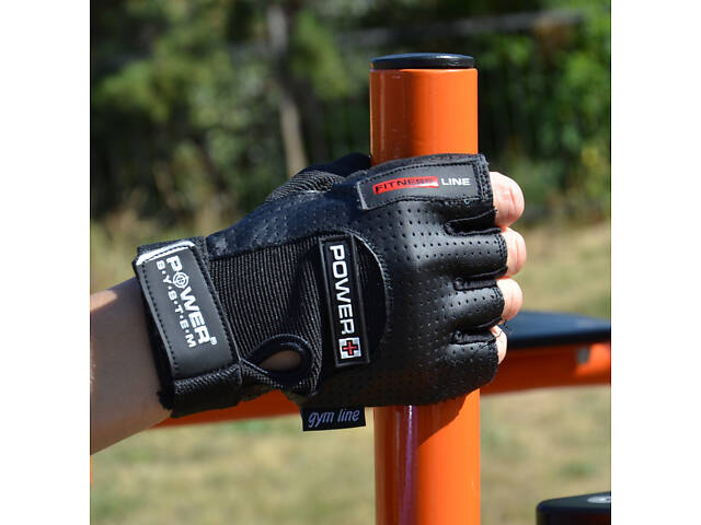 Рукавички для фітнесу Power System PS-2500 Power Plus Black L - Фото 7
