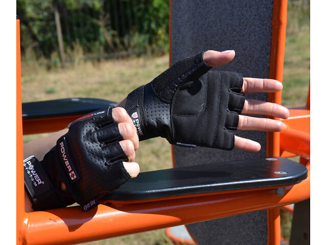 Рукавички для фітнесу Power System PS-2500 Power Plus Black L - Фото 9