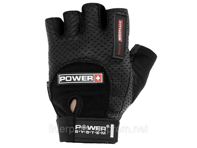 Рукавички для фітнесу Power System PS-2500 Power Plus Black S, Оригінал! - Фото 2