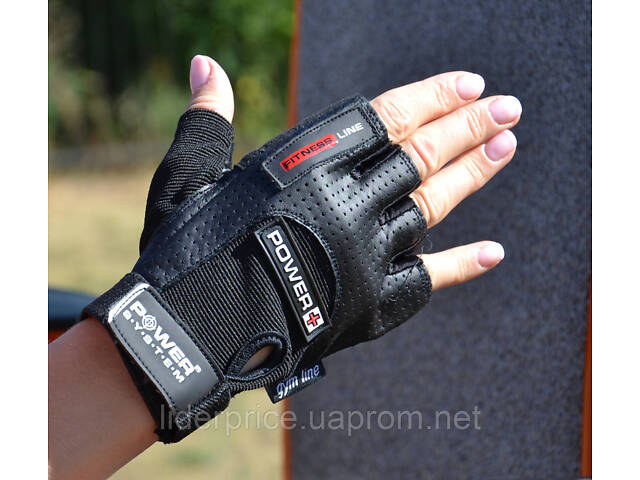 Рукавички для фітнесу Power System PS-2500 Power Plus Black S, Оригінал! - Фото 4