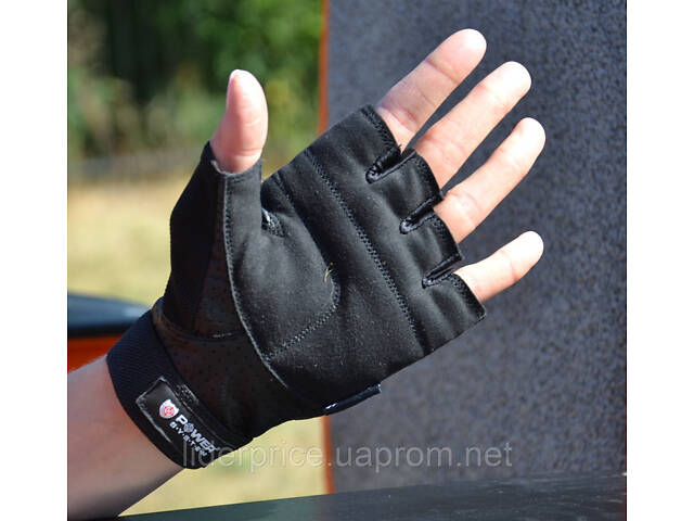 Рукавички для фітнесу Power System PS-2500 Power Plus Black S, Оригінал! - Фото 5