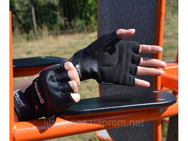 Рукавички для фітнесу Power System PS-2500 Power Plus Black S, Оригінал! - Фото 9