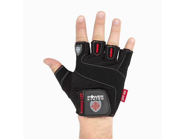 Рукавички для фітнесу Power System PS-2550 Get Power Black S - Фото 4
