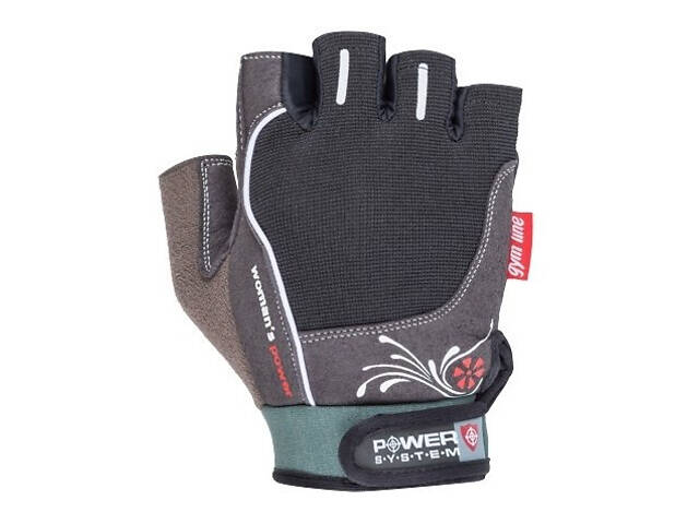 Рукавички для фітнесу Power System PS-2570 Woman’s Power жіночі Black XS - Фото 1