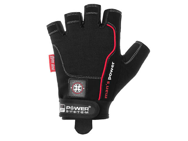 Рукавички для фітнесу Power System PS-2580 Man’s Power Black S - Фото 2
