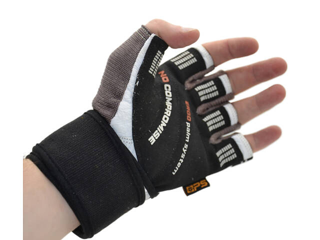 Рукавички для фітнесу Power System PS-2700 No Compromise Grey/White M - Фото 3