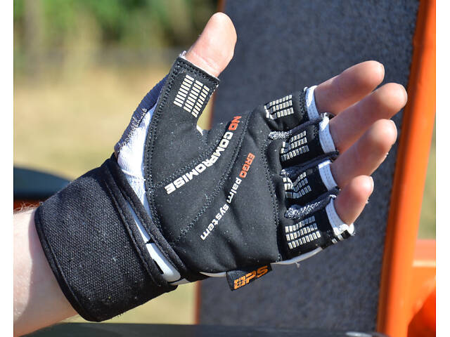 Рукавички для фітнесу Power System PS-2700 No Compromise Grey/White M - Фото 5