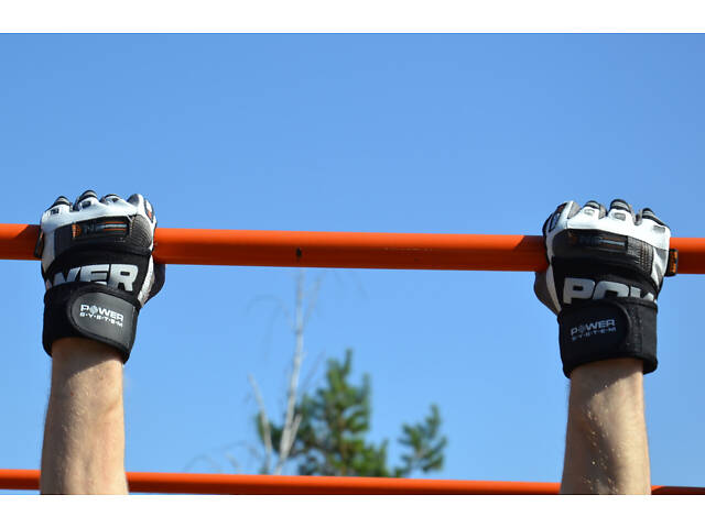 Рукавички для фітнесу Power System PS-2700 No Compromise Grey/White M - Фото 10