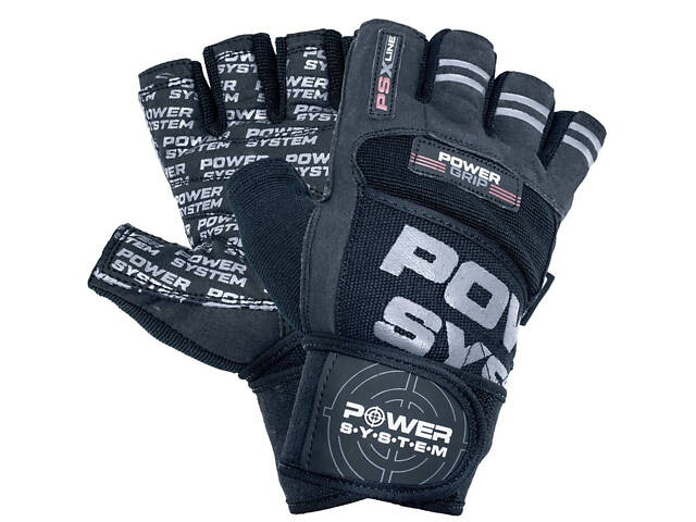 Рукавички для фітнесу Power System PS-2800 Power Grip Black XL - Фото 1
