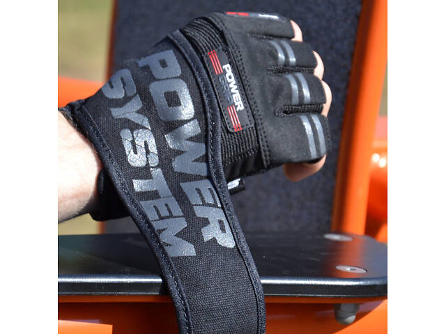 Рукавички для фітнесу Power System PS-2800 Power Grip Black XL - Фото 6