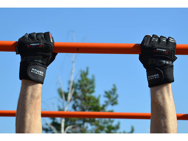 Рукавички для фітнесу Power System PS-2800 Power Grip Black XL - Фото 8