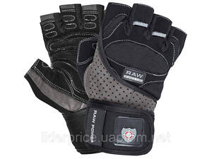 Перчатки для фитнеса Power System PS-2850 Raw Power Black/Grey XL, Оригинал!