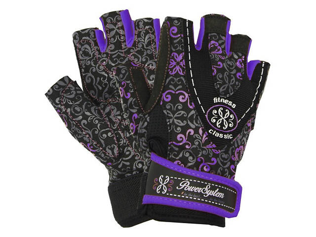 Рукавички для фітнесу Power System PS-2910 Classy Жіночі Purple S - Фото 1