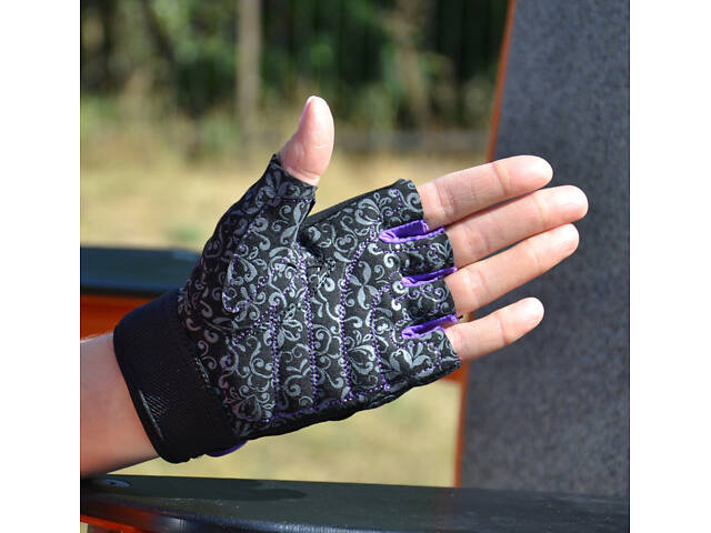 Рукавички для фітнесу Power System PS-2910 Classy Жіночі Purple S - Фото 6