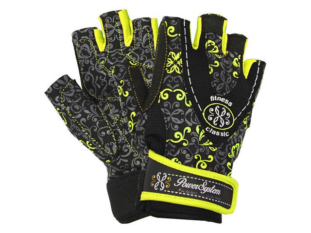 Рукавички для фітнесу Power System PS-2910 Classy Жіночі Yellow S - Фото 1