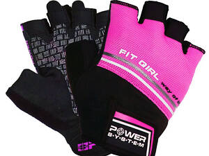 Перчатки для фитнеса Power System PS-2920 Fit Girl Evo Pink S