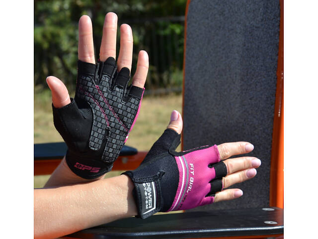 Рукавички для фітнесу Power System PS-2920 Fit Girl Evo Pink XS - Фото 7