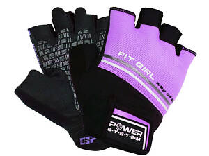Рукавички для фітнесу Power System PS-2920 Fit Girl Evo Purple M