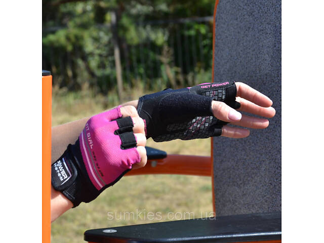 Рукавички для фітнесу Power System PS-2920 Fit Girl Evo Pink XS - Фото 9