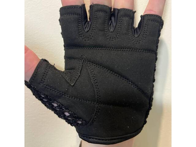 Рукавички для фітнесу PowerPlay 1953 Чорні M - Фото 3