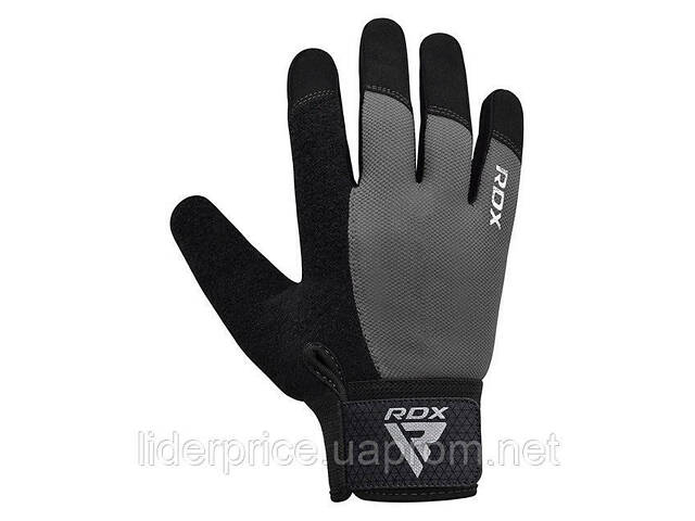 Рукавички для фітнесу RDX W1 Full Finger Plus Grey S, Оригінал! - Фото 2