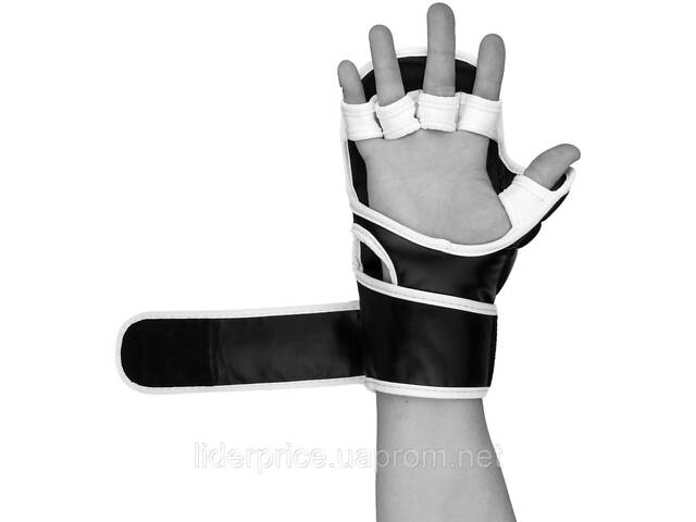 Рукавички для Karate PowerPlay 3092KRT Чорні-Білі S, Оригінал! - Фото 5