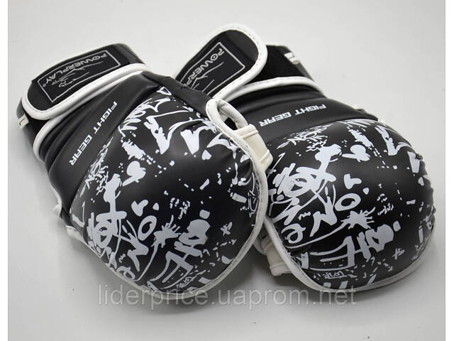 Рукавички для Karate PowerPlay 3092KRT Чорні-Білі S, Оригінал! - Фото 9