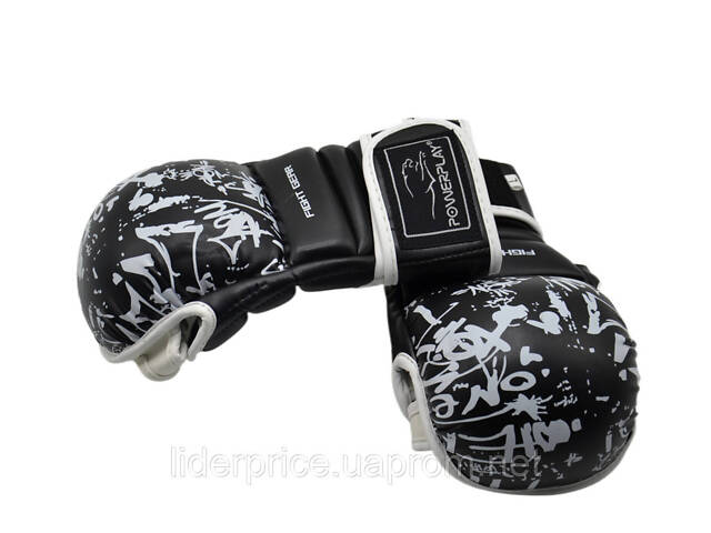 Рукавички для Karate PowerPlay 3092KRT Чорні-Білі S, Оригінал! - Фото 10