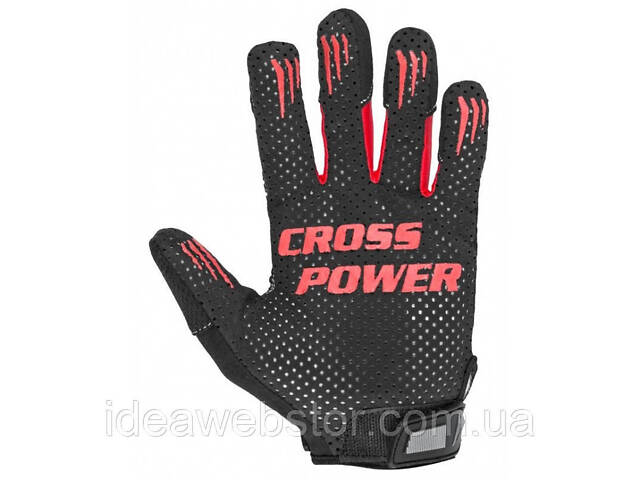 Перчатки для кроссфита с длинным пальцем Power System PS-2860 Cross Power Black/Red S - Фото 3