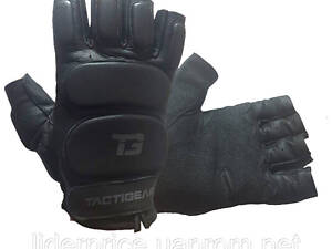Рукавички тактичні шкіряні без пальців TACTIGEAR PS-8801 Patrol Black L, Оригінал!