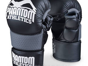 Рукавиці для ММА Phantom RIOT Black L/XL (капа в подарунок), Оригінал!