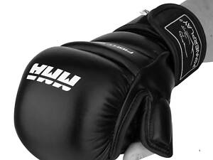 Рукавиці для MMA PowerPlay 3026 Чорні S