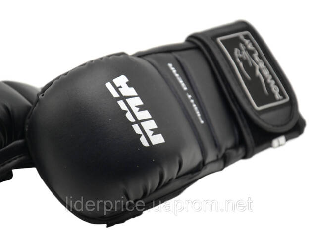 Рукавиці для MMA PowerPlay 3026 Чорні XL, Оригінал! - Фото 10