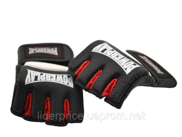 Рукавиці для MMA PowerPlay 3075 Чорні-Білі L, Оригінал! - Фото 9