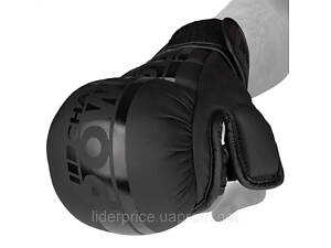 Рукавиці для MMA PowerPlay PP_3033 Ultra Matt Чорні L, Оригінал!